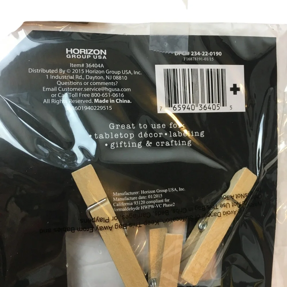 Chalkboard Star Clips & Jute String Signs Tabletop Decor Pantry Labels Gifts NWT